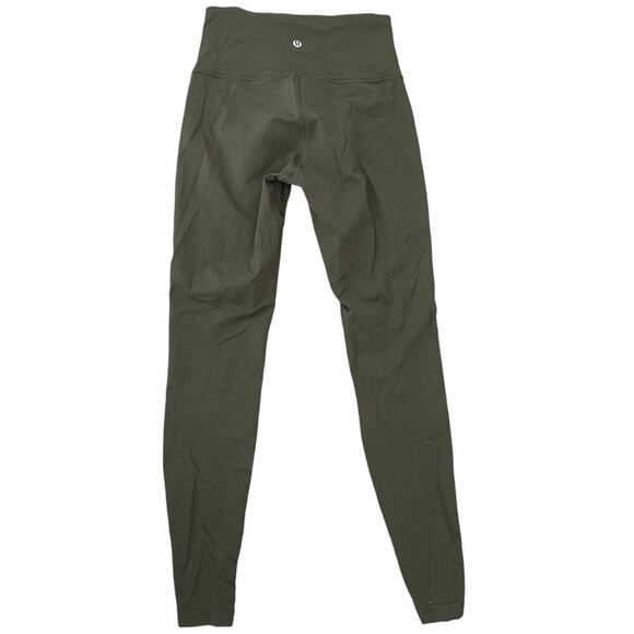 Lululemon Wunder Under Pant Tech Mesh 28" size 6 legging skinny sage green - Picture 5 of 9